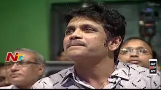 Nagarjuna Dynamic Entry @ EK BEING HUMAN Audio Launch Bishnu Adhikari Aparna Sharma