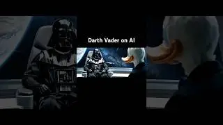 Donald Duck interviews Darth Vader on AI