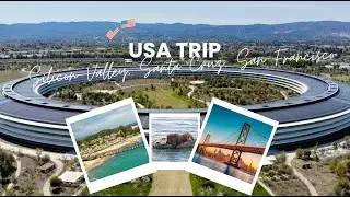 Amerika VLOG 2 - Silicon Valley, Apple HQ, Santa Cruz, San Francisco 🌴✨