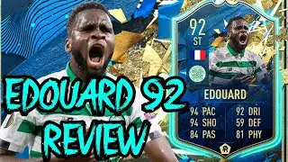 TOTS ODSONNE EDOUARD PLAYER REVIEW | 92 TOTS EDOUARD REVIEW | FIFA 20 Ultimate Team