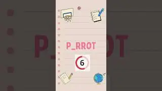 Can You Solve This Missing Letter Word Puzzle? Test Your Vocabulary Skills #shorts #1 221