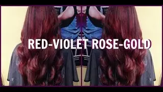 RED VIOLET ROSE GOLD HAIR TEASER