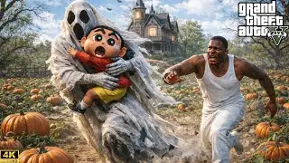 FRANKLIN AND SHINCHAN HORROR HOUSE!! | GTA 5 SERIES