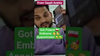 Poland Appointment From Saudi.. Connect With us On +918279432629 for Poland Visa Filing Work 🇵🇱🇵🇱🇵🇱