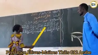 Prestation Élèves-Maîtres Thiès G12 Arabe 2024-2025.