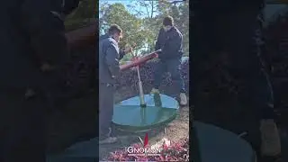 Colocaci&oacute;n del Reloj m&aacute;s grande de Uruguay - GNOMON