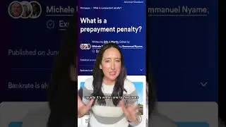 Beware of prepayment penalties