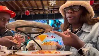 Unique Chicago Style Pizza In Unknown Restaurant  #Bartolini&rsquo;s