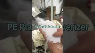 pe plastic pulverizer #machine  #recycling #manufacturing