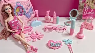 Adorable Barbie Beauty Set | Satisfying Unboxing Cute Pink Beauty Makeup Set | ASMR