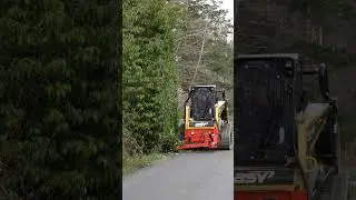 Our Sickle Bar Mower leaves a clean-cut finish every time. #mowing #satisfying #skidsteer