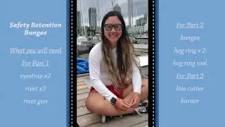 Boat Maintenance Tutorial 1 How to install a safety retention bungee for your boom