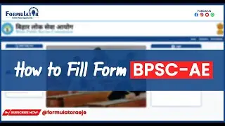 How to Fill Form BPSC-AE 2025 | Civil | Mechanical | Electrical