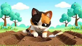 Lucky the Cat Renovates the Farm!#LuckyTheCat#CatFarming#FarmingCat#CatGarden#PetFarmer#CuteAnimals