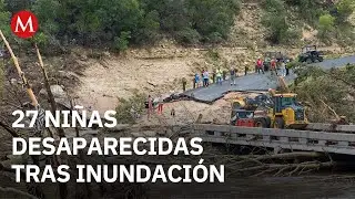 Floods in Texas leave 27 girls missing.