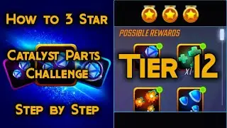 How to 3 Star: Catalyst Challenge - Tier 12 | Easy Mode | Marvel Strike Force | MSF