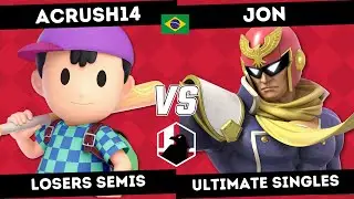 NaSC I 2026 TOP 4 - ACrush14 (Ness) vs. Jon (Captain Falcon) - SSBU BRASIL - Smash Ultimate