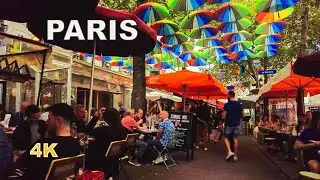 Paris Walking Tour, Summer 2021 [4K]