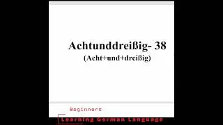 Number above 20 | Learn German | Numbers | Zahlen | Zahl | German for beginners #shorts #germnay