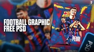 HOW TO MAKE A FOOTBALL POSTER | FREE PSD | PHOTOSHOP TUTORIAL