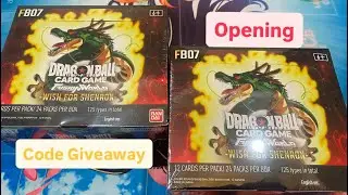 Dragon Ball Super Card Game Fusion World FB07 Booster Box Early Opening Code Card Giveaway