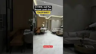 2+1 BHK || Jodi Flat || Runwal Land&rsquo;s End || Kolshet Road, Thane West #mumbai #jodiflats #2bhk