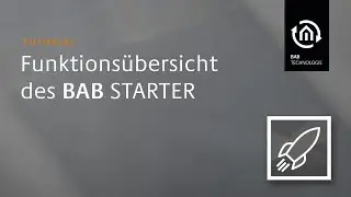 BAB STARTER Allgemein - Tutorial DE