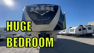 BRUTALLY HONEST REVIEW: Forest River Sabre 3300CK 5th wheel that is small and lightweight