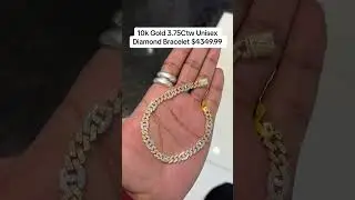 10k Gold & 3.75Ctw Diamond Unisex Bracelet at Ijaz Jeweler #bracelets #goldbracelet #diamondbracelet