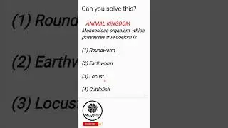 Animal Kingdom&ndash; MCQ Practice 🐾NEET Biology | Quick Revision  #neet2026 #neetmotivation #neetbiology