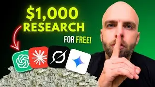 How I Do $1,000 Market Research for FREE Using AI