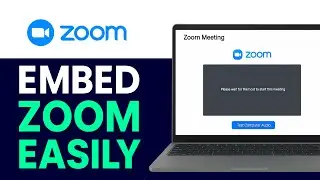 How To Embed Zoom Meeting On Your Website | Embed Zoom Meeting On Website (Easy 2025)