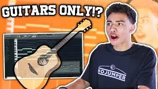 Making A HARD Beat From Scratch ONLY Using GUITARS!!! (FL Studio How To Make A Guitar Type Beat)