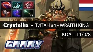 DOTA 2 - Crystallis - ТИТАН #4 - Wraith king от ТОП ММР МИРА