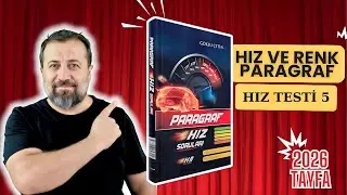 🏎️💨 PARAGRAF HIZ SORULARI - Hız Testi 5. Video Çözümü 🏎️💨
