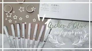 Archer & Olive Acrylograph pens | REVIEW