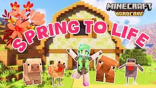 Spring Has Sprung! Exploring The Spring to Life Drop | Ep. 22 [Minecraft Hardcore]