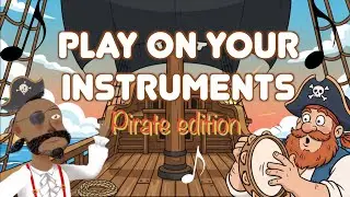🏴‍☠️ Play On Your Instruments! | Pirate Song for Kids | Music & Movement Fun 🎵