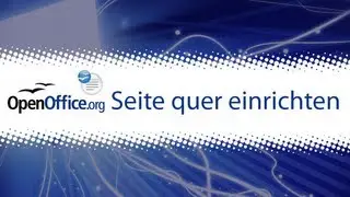 OpenOffice Writer: Seite quer einrichten