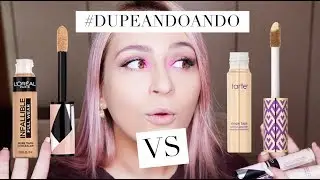 #DUPEANDOANDO: TARTE SHAPE TAPE VS. INFALLIBLE MORE THAN CONCEALER | ¿Serán DUPES?! | Yours, Yanela