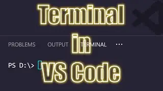 How to Open Terminal in Visual Studio Code