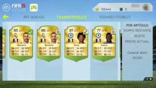 FIFA15 | el mejor TRADEO de todos los tiempos | 50K por hora | Android & iOS | 2015