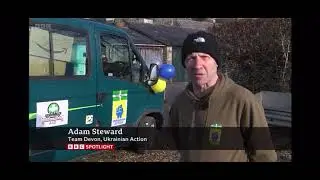 BBC News features the Team Devon Branch of Ukrainian Action