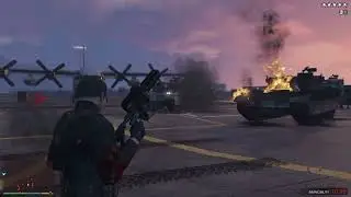 5 Minutes invincibility Fort Zancudo Raid and Fighter Jet Escape / GTA V