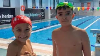 BABAMI UYKUDAN KALDIRDIK HAVUZA GİTTİK !! Vlog