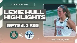 LEXIE HULL 19PTS vs MIST BC HIGHLIGHTS | UNRIVIALED BASKETBALL 2025