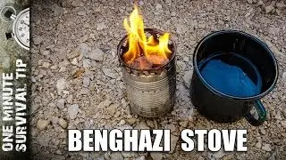 Benghazi Stove DIY: The WW2 Desert Cooker for Emergency & Survival | Improvised Tin Can Stove