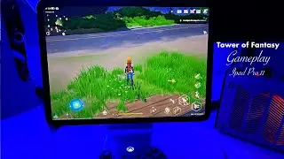 tower of fantasy gameplay on ios ipad 11 pro m1 | xbox controller