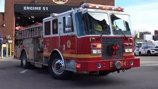 Philadelphia Fire Department Engine 64 -51 Responding 