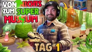 📋1. Tag im MUSEUM + bauen, dekorieren und managen🦖| Two Point Museum
